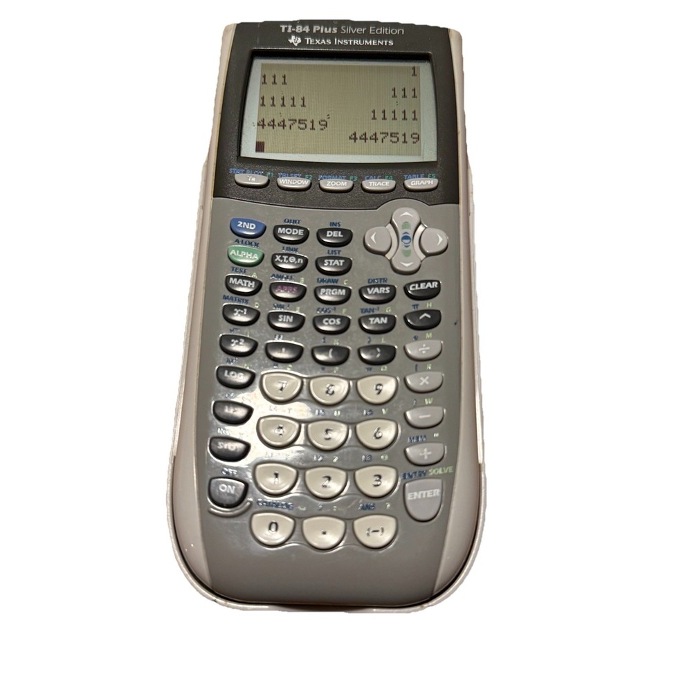 Texas Instruments TI-84 Plus Silver‎ Edition Graphing Calculator Tested